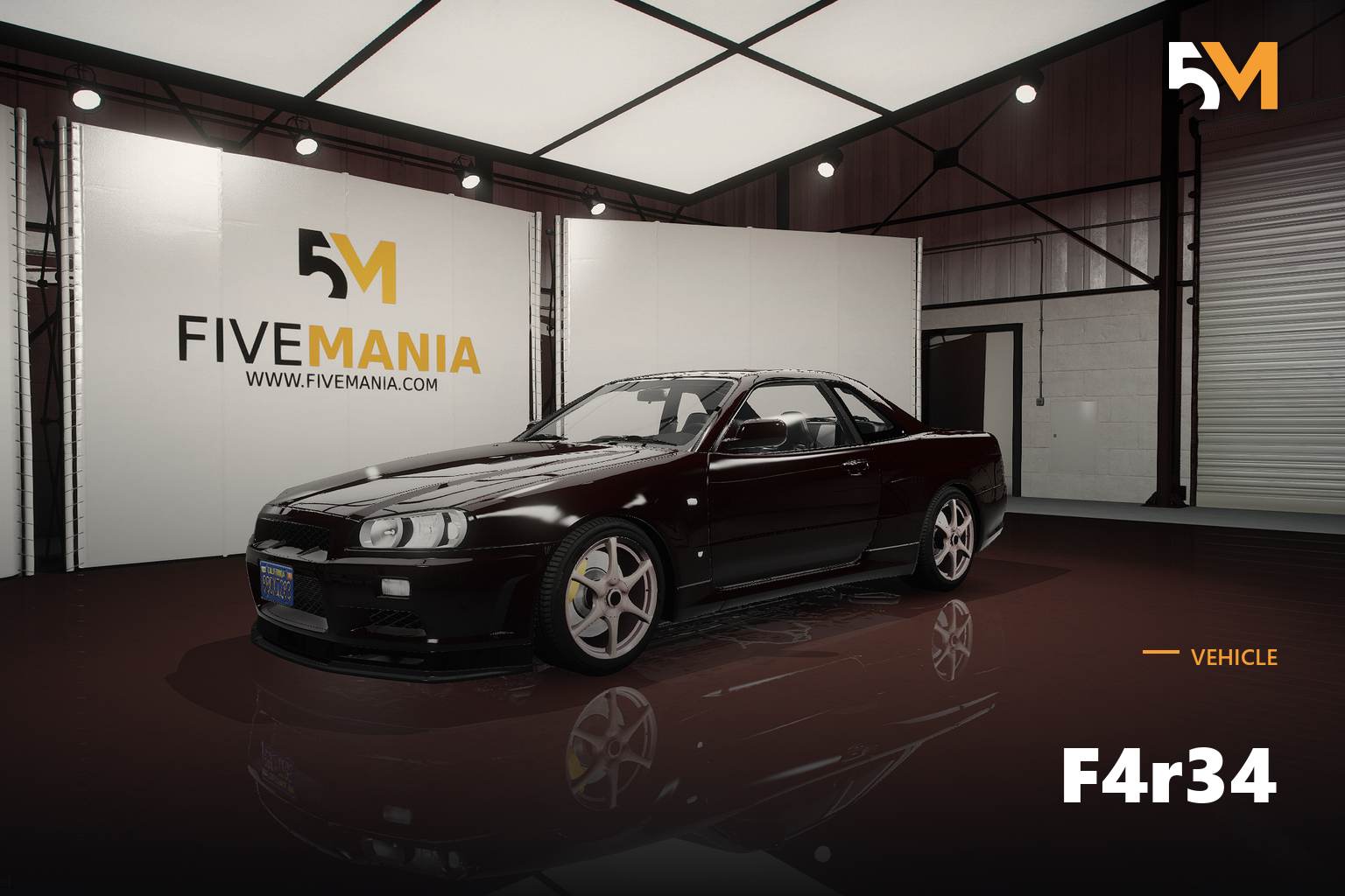 FIVEM F4r34 | Realistic Sports Car [Unbadged] Add-On | Interior & Exterior | Working Lights | Optimized | Fivem Ready | High Quality