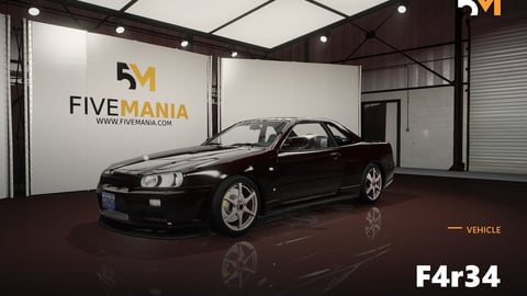 FIVEM F4r34 | Realistic Sports Car [Unbadged] Add-On | Interior & Exterior | Working Lights | Optimized | Fivem Ready | High Quality cover