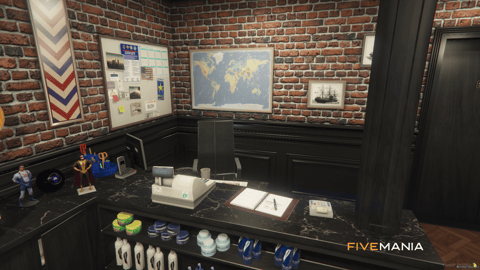 FIVEM Barbershop Reworked V3 | Modern Barbershop MLO | Interior & Exterior | Custom Props | Reception & Waiting Areas | Add-On | Optimized | Fivem Ready | High Quality — image 6