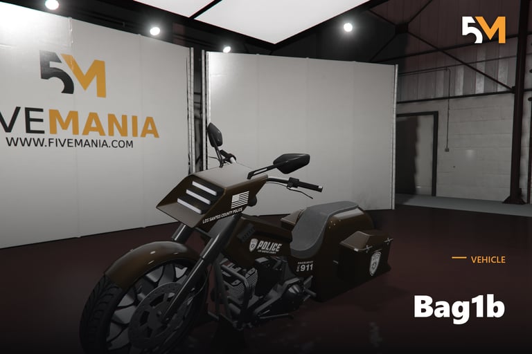 FIVEM Bag1b, Lore-Friendly Police Motorcycle Add-On
