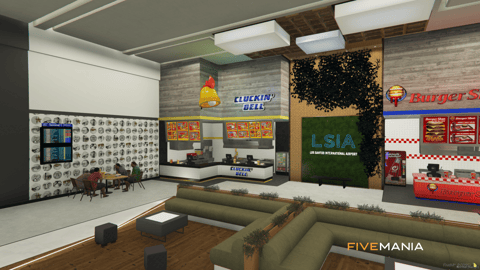 FIVEM Isia Airport | Custom International Airport MLO | Interior & Exterior | Shops & Lounges | Add-On | Optimized | Fivem Ready | High Quality — image 5