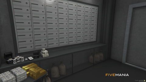 FIVEM Fleeca V2 | Enhanced Bank MLO | Interior & Exterior | Custom Props | Security Vault | Office Space | Add-On | Optimized | Fivem Ready | High Quality — image 11