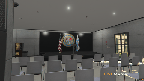 FIVEM Vespucci City Hall | Civic Center MLO | Interior & Exterior | Multiple Offices | Parking Garage | Add-On | Optimized | Fivem Ready | High Quality — image 10