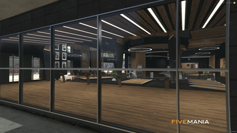 FIVEM Los Santos Motors Dealership | Luxury Car Dealership MLO | Interior & Exterior | Showroom & Offices | Mechanic Garage | Add-On | Optimized | Fivem Ready | High Quality — image 5