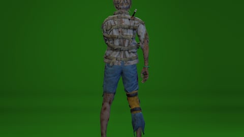 Victor | FiveM Male Ped | Infected Zombie Character | Multiple Outfits | Optimized & Fivem Ready [Add-On], image 7
