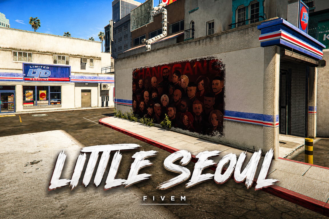 FIVEM Little Seoul | District Map Edit | Custom Buildings | Underground Parking | Lore Friendly | Add-On | Optimized | Fivem Ready | High Quality