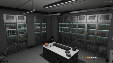 FIVEM Mission Row Police Department | Detailed Police Station MLO | Interior & Exterior | Offices | Cells | Interrogation Rooms | Add-On | Optimized | Fivem Ready | High Quality — image 21