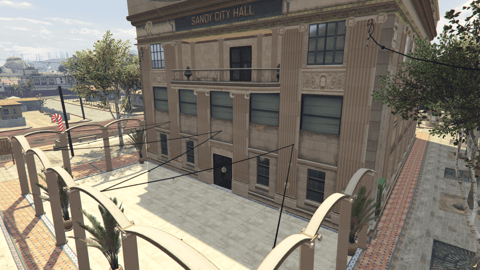 FIVEM Sandy City Hall | Grand Public Building MLO | Interior & Exterior | Public Services | Offices & Mailboxes | Add-On | Optimized | Fivem Ready | High Quality — image 3