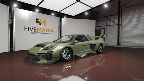 FIVEM Acura NSX Custom | Realistic Sports Car [Unbadged] Add-On | Widebody Kit | Custom Lights | Performance Tuning | Optimized | Fivem Ready | High Quality cover