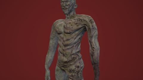 Damon | FiveM Male Ped | Undead Zombie Character | Multiple Outfits | Optimized & Fivem Ready [Add-On] cover