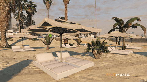 FIVEM Asgard Beach Club | Luxury Beachfront MLO | Interior & Exterior | Multiple Bars | Shop | Tennis Court | Add-On | Optimized | Fivem Ready | High Quality — image 24