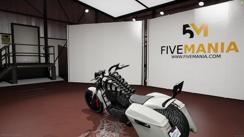 FIVEM Devil | Custom Chopper Motorcycle [Unbadged] Add-On | Unique Frame Design | Saddlebags | Working Lights | Optimized | Fivem Ready | High Quality — image 8