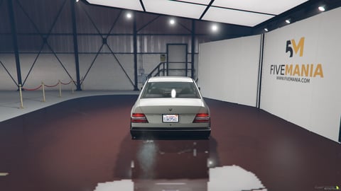 FIVEM Mercedes-Benz E-Class (W124) | Classic Luxury Sedan [Unbadged] Add-On | Detailed Interior | Working Lights | Custom Wheels | Optimized | Fivem Ready | High Quality, image 6