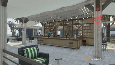FIVEM Oasis Resort | Luxury Island Resort MLO | Overwater Bungalows | Beach Bar | Interior & Exterior | Add-On | Optimized | Fivem Ready | High Quality — image 11