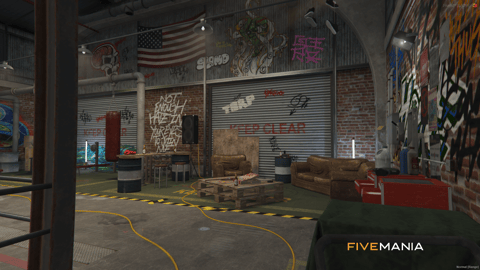 FIVEM Secret Fight Club | Underground Fight Club MLO | Interior & Exterior | Boxing Ring | Bar Area | Office Space | Add-On | Optimized | Fivem Ready | High Quality — image 10