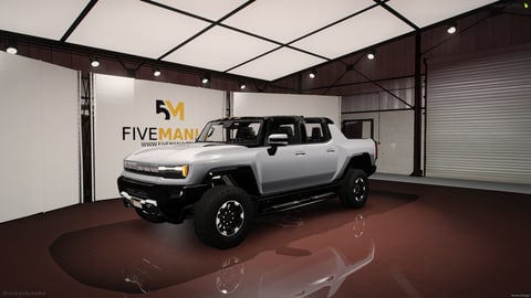FIVEM Ev22 | Realistic Electric Truck [Unbadged] Add-On | Detailed Interior | Off-Road Wheels | Optimized | Fivem Ready | High Quality — image 3