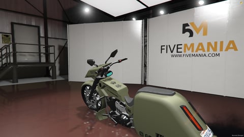 FIVEM Bag1 | Fictional Brand Cruiser Motorcycle Add-On | Working Lights | Add-On | Optimized | Fivem Ready | High Quality, image 8