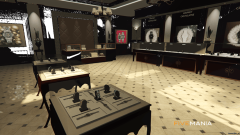 FIVEM Watch Store | Luxury Watch Store MLO | Interior & Exterior | Display Cases | Custom Props | Add-On | Optimized | Fivem Ready | High Quality — image 3