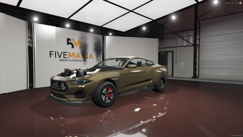 FIVEM Domgt1c | Highly Modified Drag Car [Unbadged] Add-On | Exposed Engine & Widebody | Drag Setup | Optimized | Fivem Ready | High Quality, image 3