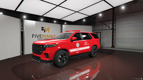 FIVEM Chevrolet Tahoe | Lore Friendly Emergency SUV | Working Emergency Lights | Custom Liveries | Add-On | Optimized | Fivem Ready | High Quality, image 3
