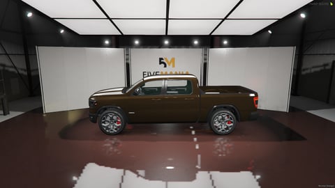 FIVEM Bisxl1 | Realistic Pickup Truck [Unbadged] Add-On | Interior & Exterior | Working Lights | Custom Wheels | Add-On | Optimized | Fivem Ready | High Quality, image 6