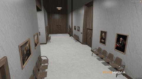 FIVEM Down Town Courthouse | Grand Legal MLO | Interior & Exterior | Offices & Waiting Areas | Add-On | Optimized | Fivem Ready | High Quality — image 12
