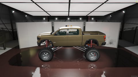 FIVEM Bisxl2 | Lifted Monster Truck [Unbadged] Add-On | High Suspension | Custom Wheels | Interior & Exterior | Add-On | Optimized | Fivem Ready | High Quality, image 6