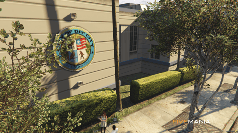 FIVEM Vespucci City Hall | Civic Center MLO | Interior & Exterior | Multiple Offices | Parking Garage | Add-On | Optimized | Fivem Ready | High Quality — image 4
