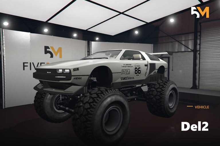 FIVEM Del2, Lore-Friendly Monster Truck [Badged] Add-On