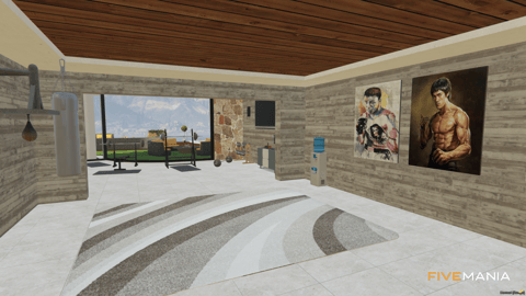 FIVEM Desert Mansion | Luxury Modern Estate | Interior & Exterior | Rooftop Patio | Outdoor Bar | Add-On | Optimized | Fivem Ready | High Quality — image 14