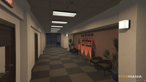 FIVEM Paleto Sherif | Detailed Sheriff's Office MLO | Interior & Exterior | Meeting Rooms | Jail Cells | Reception Area | Add-On | Optimized | Fivem Ready | High Quality — image 7