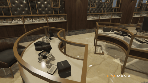 FIVEM Rocks In Socks Jewlery Store | Luxury Jewelry Store MLO | Interior & Exterior | Custom Props | Detailed Design | Add-On | Optimized | Fivem Ready | High Quality — image 5