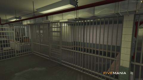 FIVEM Davis Sheriff Station | Detailed Police Station MLO | Interior & Exterior | Shooting Range | Jail Cells | Offices | Add-On | Optimized | Fivem Ready | High Quality — image 32