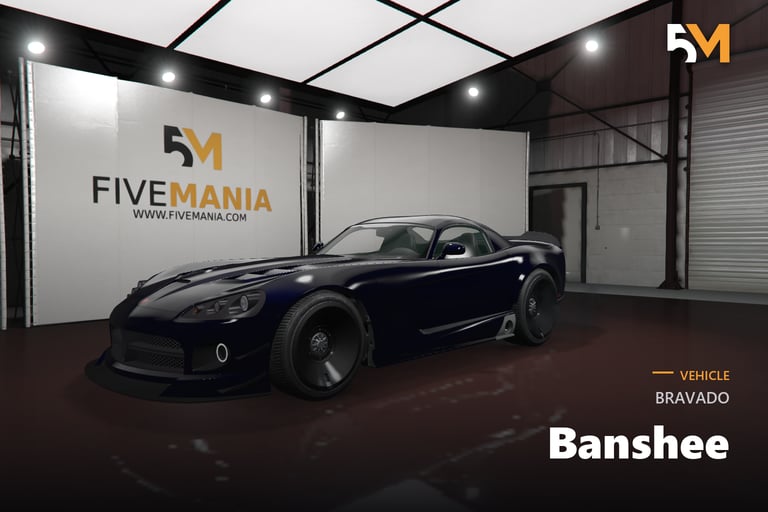 FIVEM Bravado Banshee, Custom Sports Car Add-On