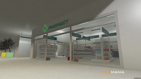 FIVEM Medical Center | Comprehensive Hospital MLO | Interior & Exterior | Multiple Departments | Waiting Areas | Gift Shop | Add-On | Optimized | Fivem Ready | High Quality — image 9