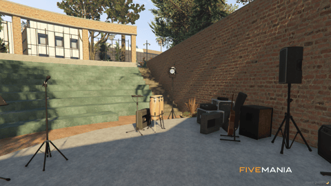 FIVEM Grove Street Lake | Multi-Purpose Waterfront MLO | Gym & Office | Outdoor Lounge | Amphitheater & Beach | Add-On | Optimized | Fivem Ready | High Quality — image 49