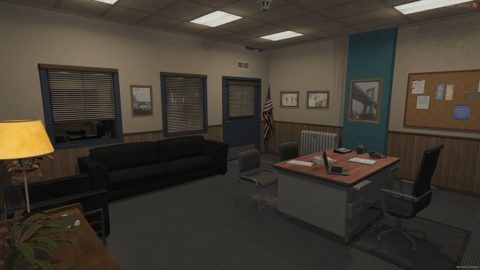 FIVEM City Lspd | Modern Police Department MLO | Interior & Exterior | Offices & Briefing Rooms | Add-On | Optimized | Fivem Ready | High Quality — image 20