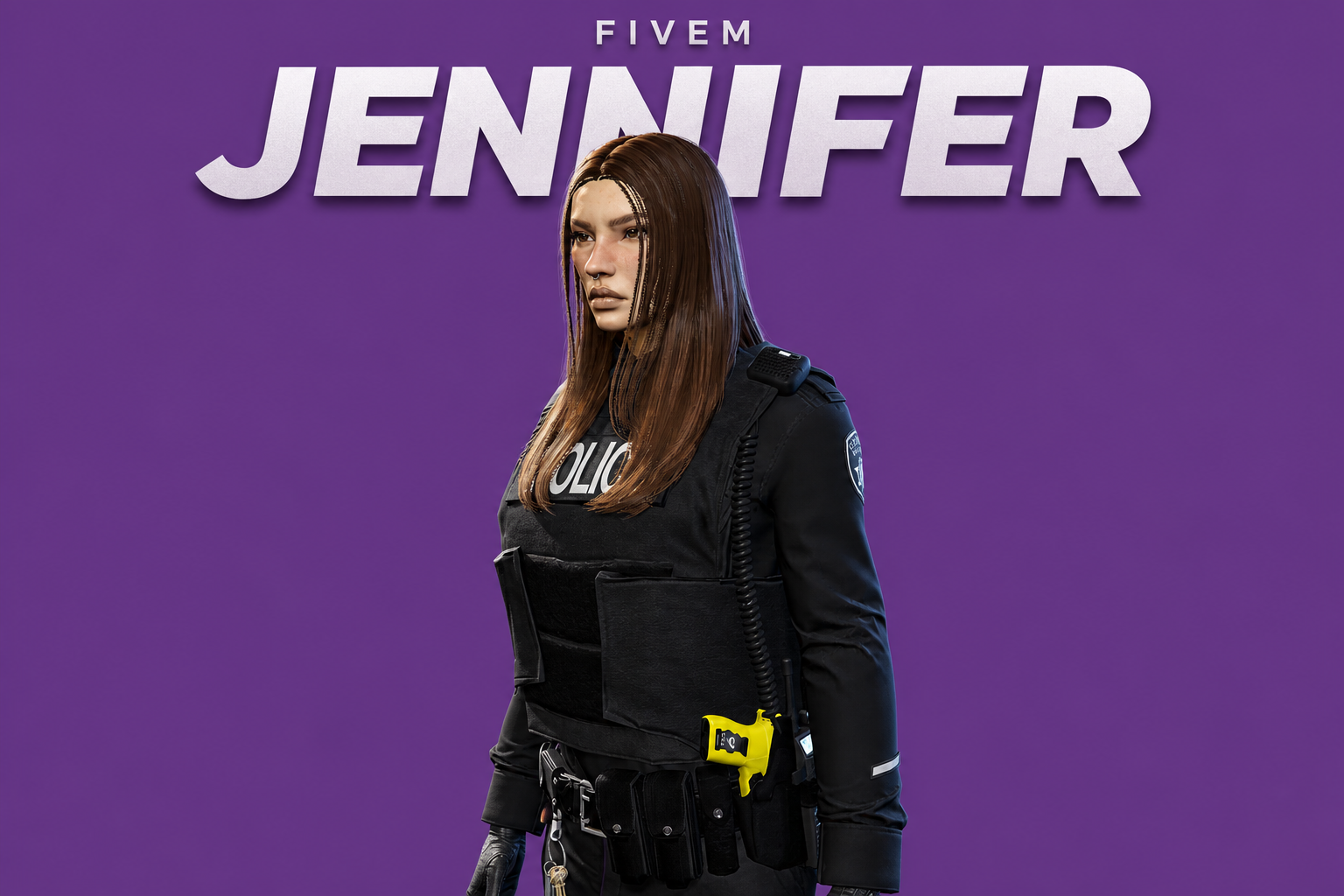 Jennifer | Female Ped | Multiple Outfits | Optimized & Fivem Ready [Add-On]
