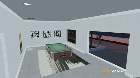 FIVEM Eclipse Rooftop House | Luxury Rooftop House MLO | Interior & Exterior | Pool & Helipad | Add-On | Optimized | Fivem Ready | High Quality — image 8