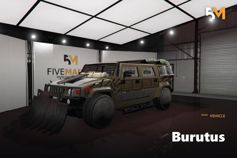 FIVEM Burutus, Armored Off-Road SUV [Unbadged] Add-On