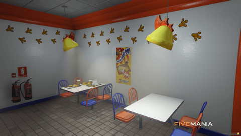 FIVEM Cluckin Bell Rockford Plaza | Fast Food Restaurant MLO | Interior & Exterior | Custom Props | Lore Friendly | Add-On | Optimized | Fivem Ready | High Quality — image 20