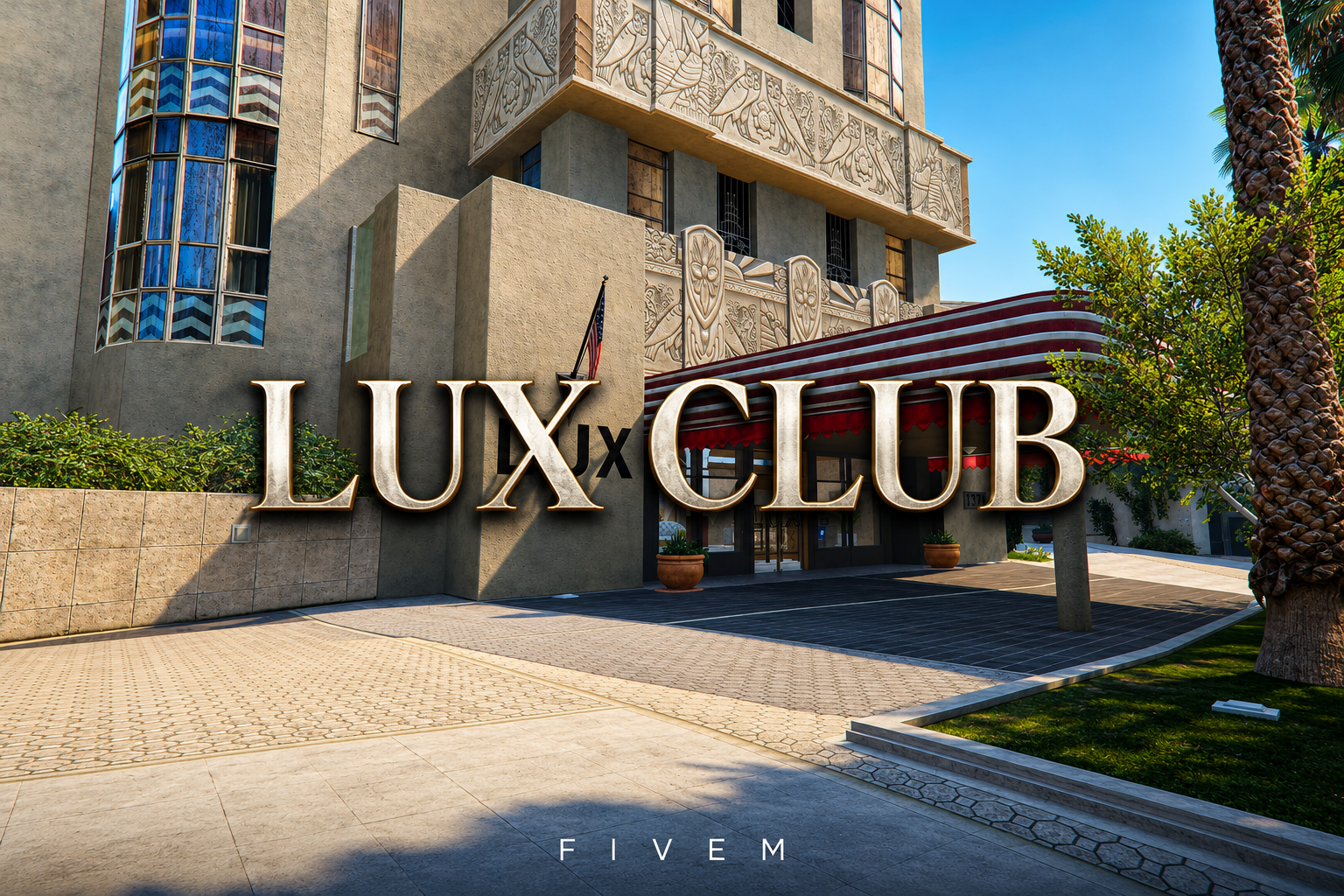 FIVEM Lux Club | Exclusive Nightclub & Lounge MLO | Interior & Exterior | VIP Areas | Photo Studio | Custom Props | Add-On | Optimized | Fivem Ready | High Quality