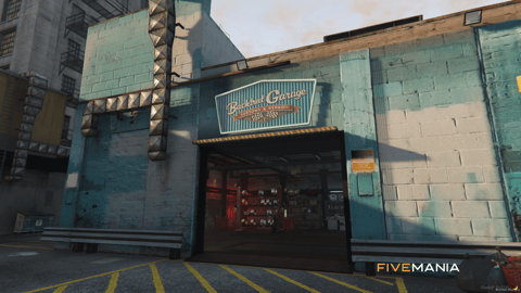 FIVEM Backstreet Garage | Detailed Mechanic Shop MLO | Interior & Exterior | Custom Props | Repair Bays | Office & Lounge | Add-On | Optimized | Fivem Ready | High Quality — image 2
