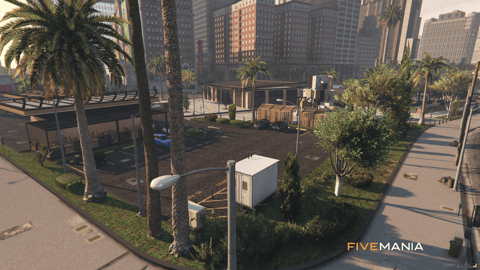 FIVEM Legion Square V3 | Revitalized City Hub Map Edit | Bank MLO | Gas Station | Outdoor Seating | Helipad | Add-On | Optimized | Fivem Ready | High Quality — image 6
