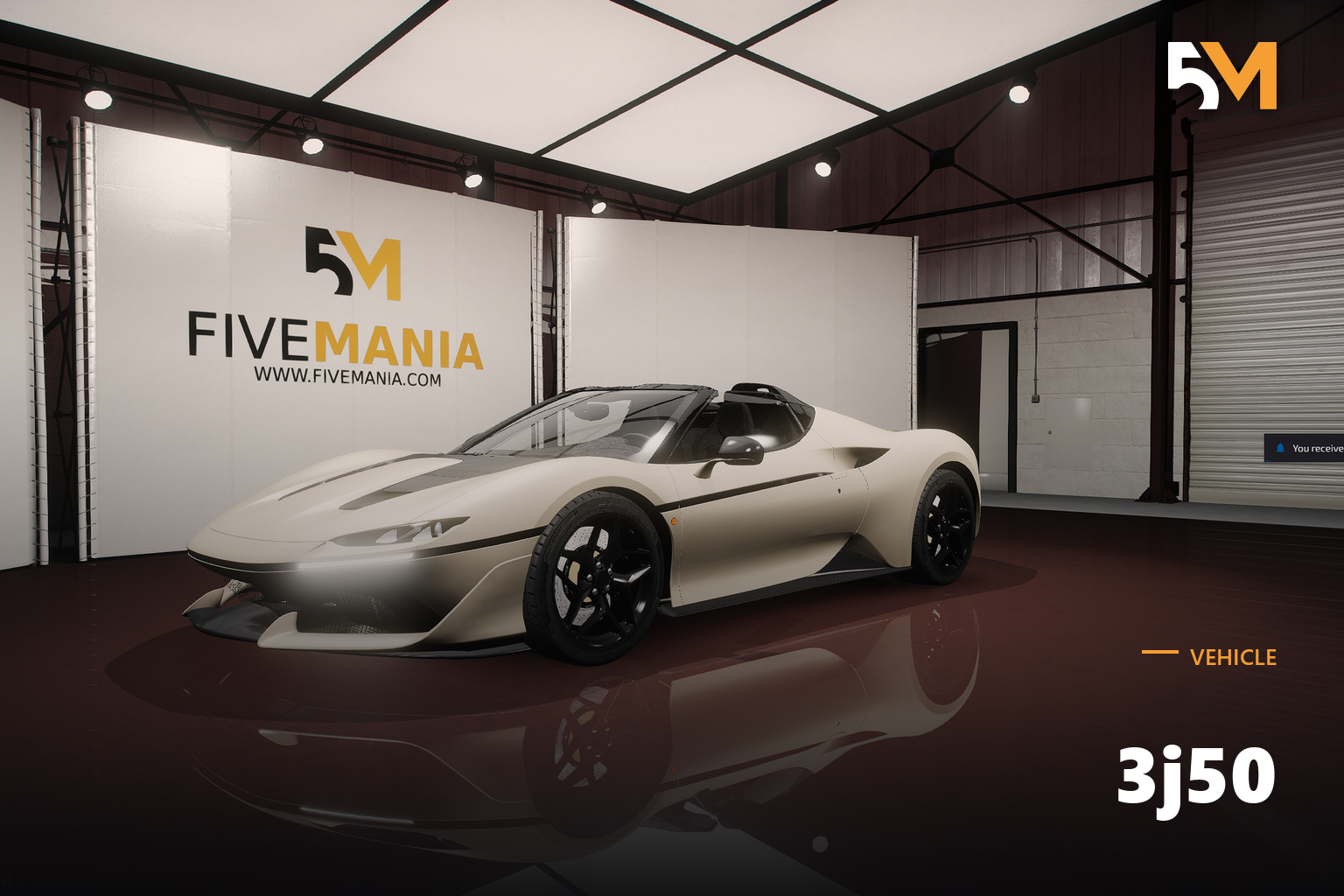 FIVEM 3j50 | Realistic Sports Car [Unbadged] Add-On | Working Lights | Add-On | Optimized | Fivem Ready | High Quality