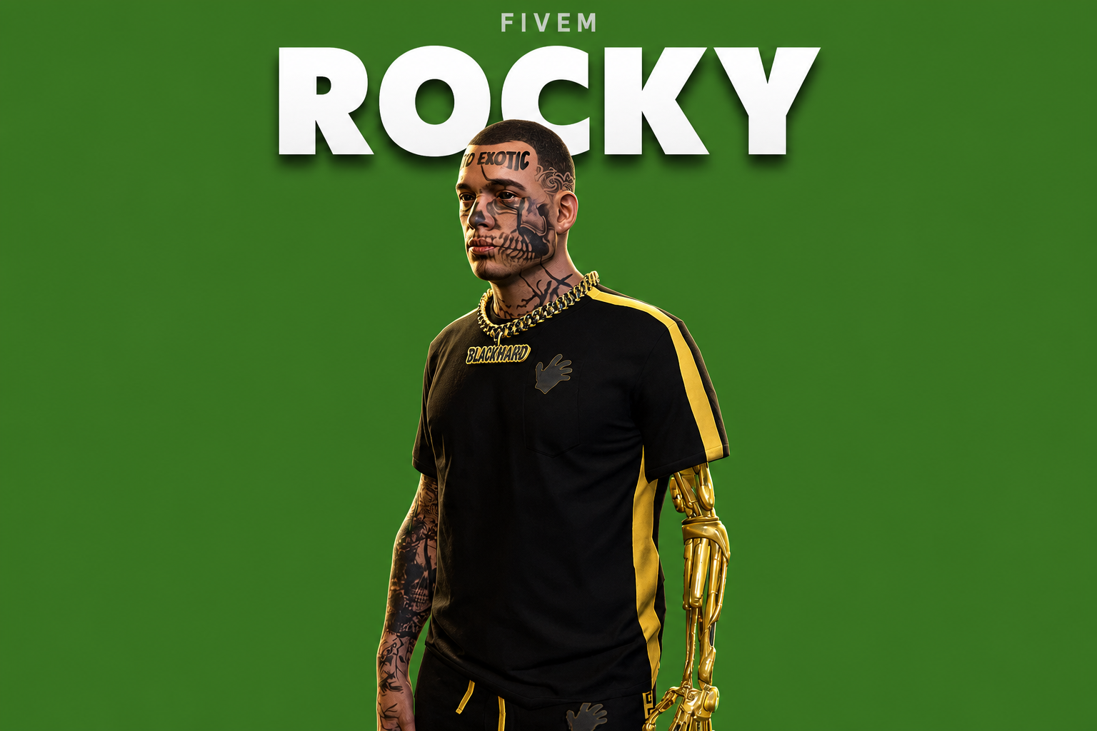 Rocky | Male Ped | Multiple Outfits | Optimized & Fivem Ready [Add-On]