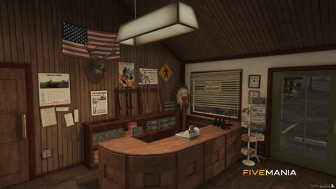 FIVEM Paleto Stags | Rustic Store & Bar MLO | Interior & Exterior | Wine Cellar | Bar Area | Storefront | Add-On | Optimized | Fivem Ready | High Quality — image 9