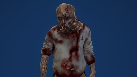 Marcus | FiveM Male Ped | Infected Zombie Character | Multiple Outfits | Optimized & Fivem Ready [Add-On], image 4