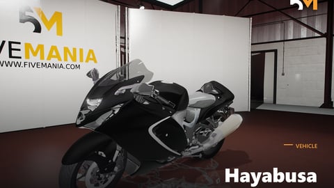 FIVEM Hayabusa | Realistic Motorcycle [Badged] Add-On | Optimized | Fivem Ready | High Quality cover