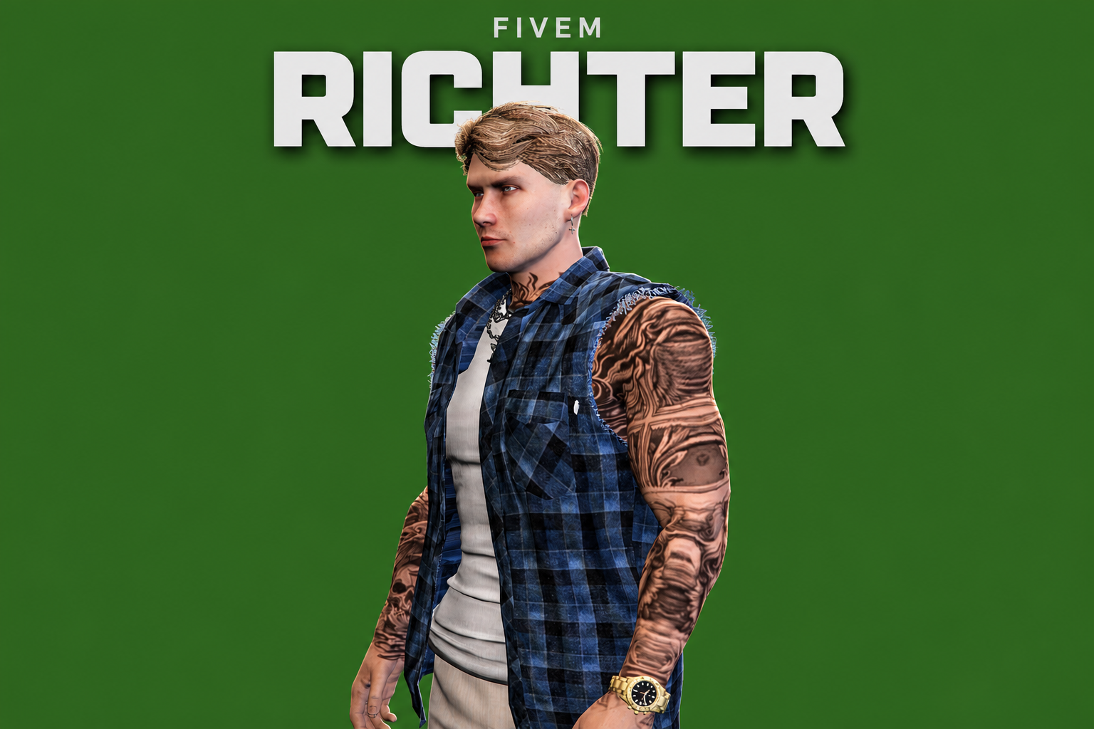 Richter | Male Ped | Multiple Outfits | Optimized & Fivem Ready [Add-On]